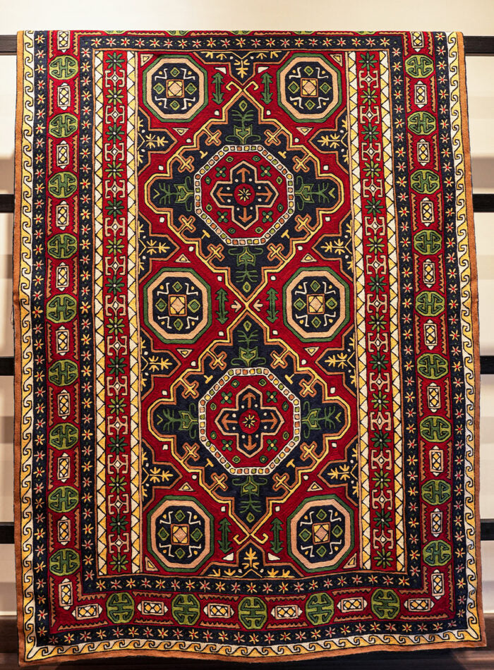 Geometric pattern rug