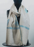 Ivory woolen stole
