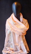 Stole with Lace Edging